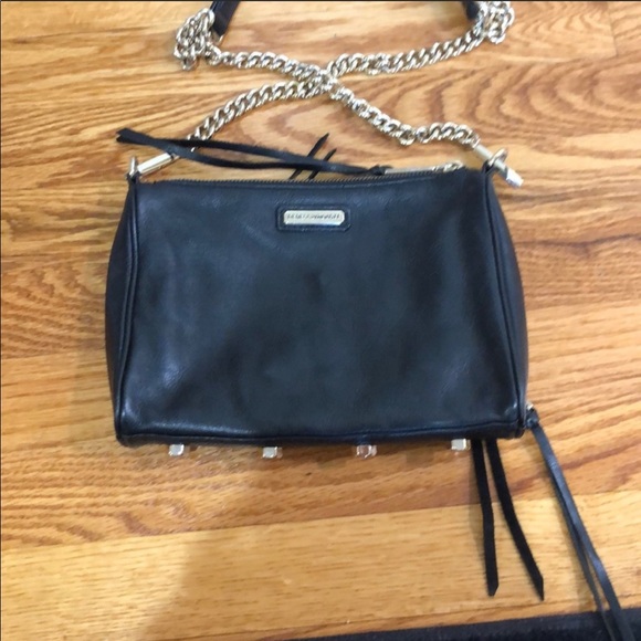 Rebecca Minkoff Black Moto 3-Zip Crossbody - Picture 2 of 3